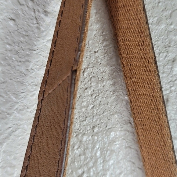 Fossil crossbody strap shoulder bag striped brown than - Picture 4 of 9